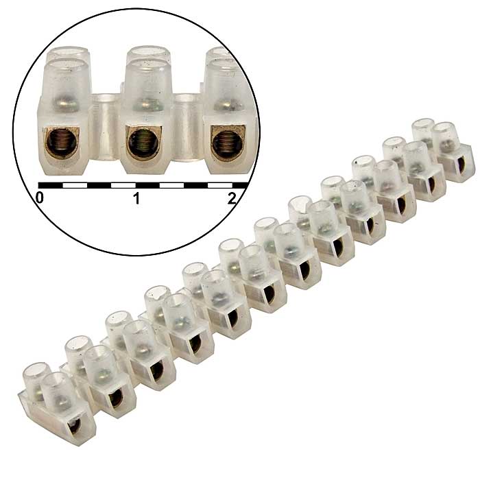 Клеммный блок PA12-6A-6mm U-Type