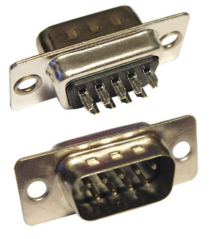 Разъём KLS1-213-9F-B (DB-09F) black