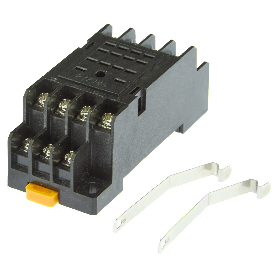 Колодка PYF14A без клипс для реле HJQ-22F-4C
