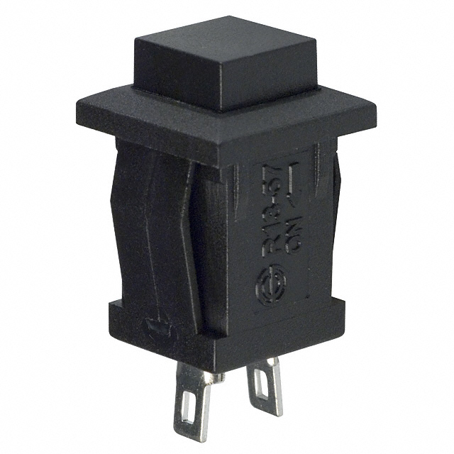 Кнопка PBS-4008B (PUSH ON) BLACK CAP