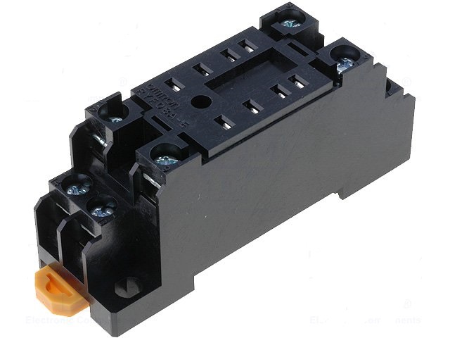 Колодка PYF08A без клипс для реле HJQ-22F-2C
