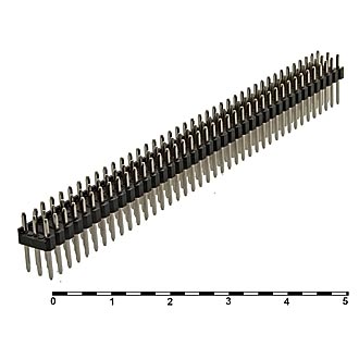 Разъём PLT-120 pitch 2,54 mm