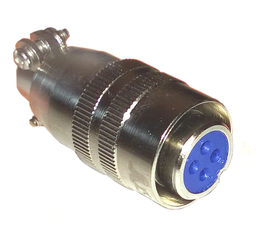 Разъем цилиндрический YM290-M12-4P