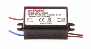 Источник питания ARPV-SC1E-12005T (12V, 0.42A, 5W)