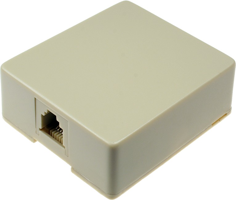 Разъемы RJ TJC-6C, розетка на стену