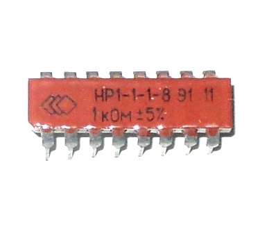 Резисторная сборка НР1-1-1-8 330R 5%