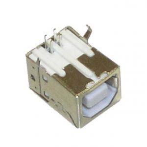 Розетка USBB-1J(бел) на плату, тип B