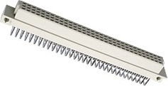 Разъём DIN41612R розетка уг.90, 32х2 AB (64 конт.)