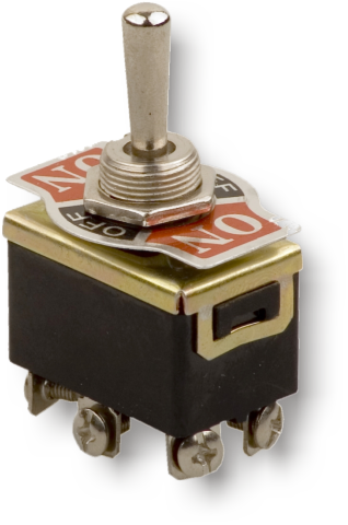 Переключатель KN3L-203A (ON-OFF-ON)