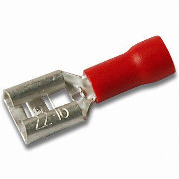 Клемма ножевая VD1-6,3F( RED) розетка