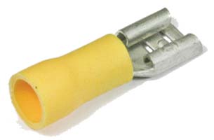 Клемма ножевая VD5-6,3F (yellow) розетка