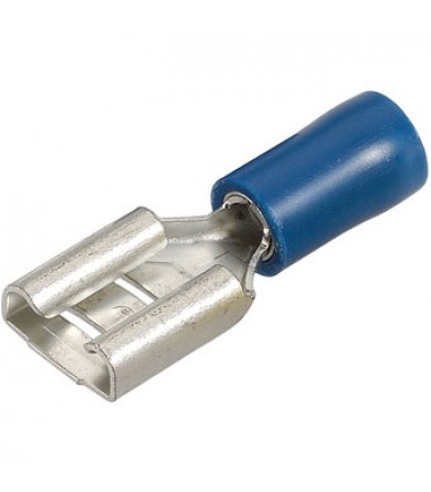 Клемма ножевая VD2-6.3 F(Blue) розетка