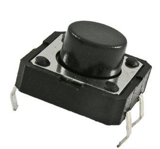Кнопка тактовая KAN1211-0751B б/отв 12x12x7 mm +