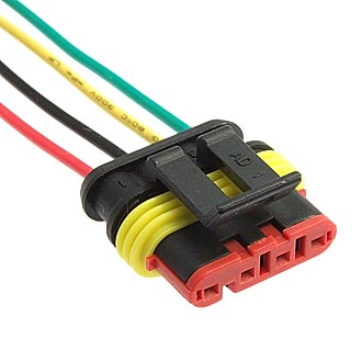 Разъём питания авто 12V DJ7041-1.5-21 (18AWG 200mm)