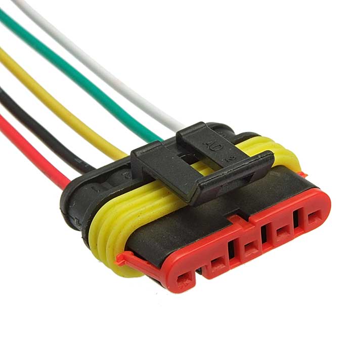 Разъём питания авто 12V DJ7051-1..5-21 (18AWG 200mm)