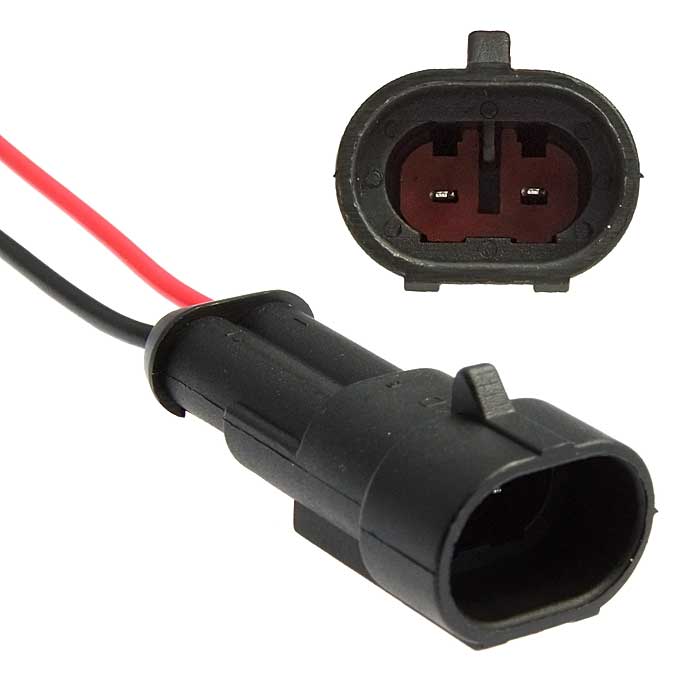 Разъём питания авто 12V DJ7021-1.5-11 (18AWG 200mm)