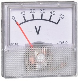 Вольтметр 50В (40х40)