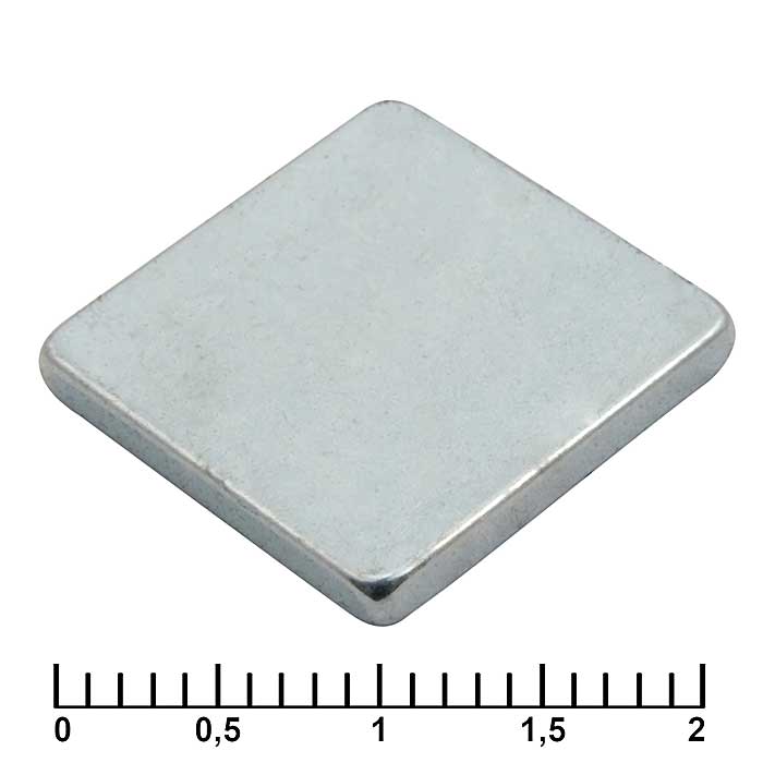 Магнит B 15x15x2 N35