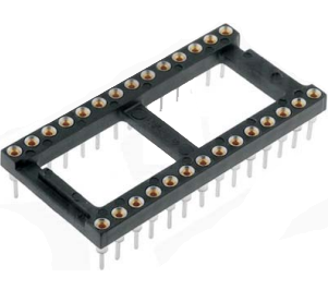 Колодка для микросхемы цанговая KLS1-217-32-D (SCLM-32)