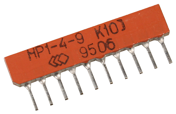 Резисторная сборка НР1-4-9M 5,6K 5% (10 ног)