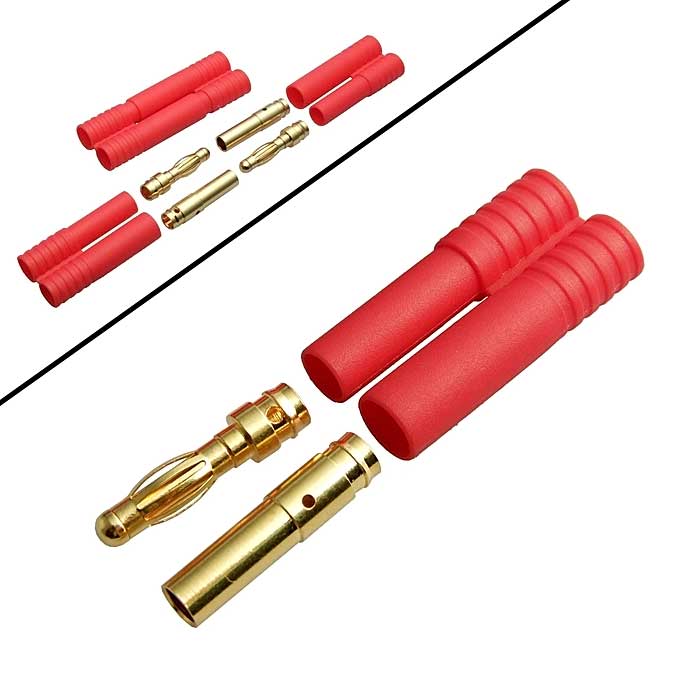 Разъём 4.0 Red jacket type banana