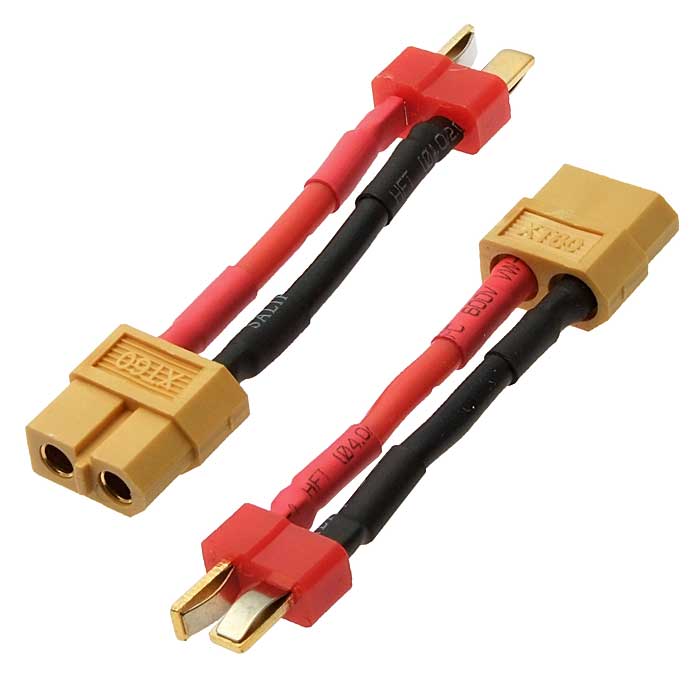 Разъём XT60 F to Deans M 14AWG 4CM