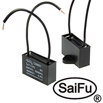 Пусковой конденсатор CBB61 1uF 450V (SAIFU)
