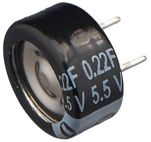Ионистор EECF5R5U224 (0,22F 5,5V)