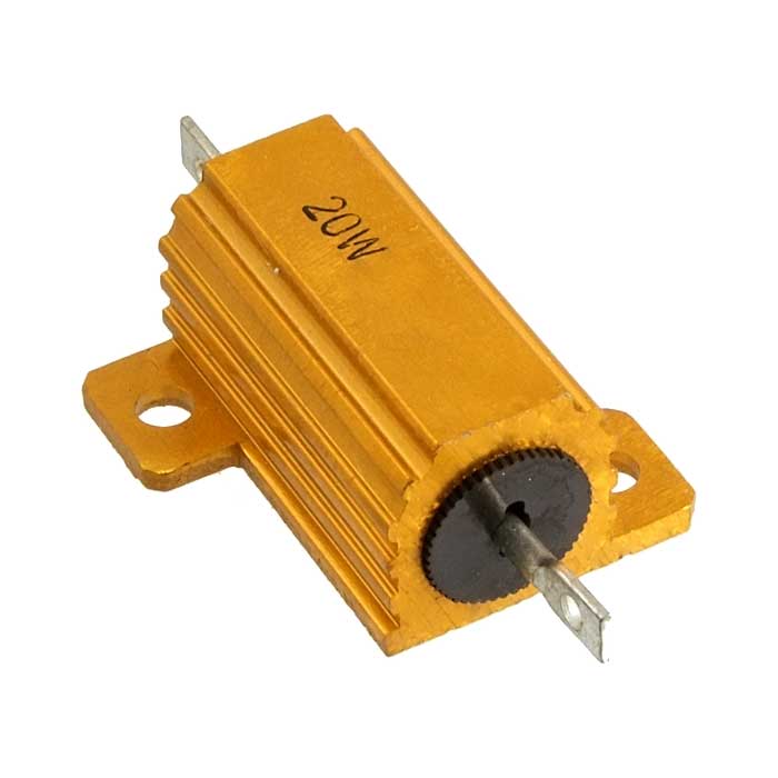 Резистор выводной мощный RX24 20W 5% 2R