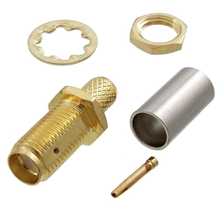 Разъем высокочастотный SMA-C58J gold