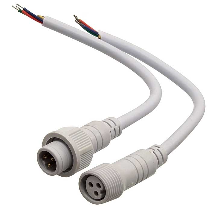 Герметичный разъем 3pin WP L=40 D=21.5mm 3*0.3mm2