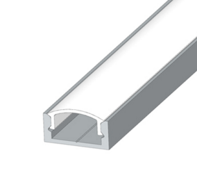 Профиль ЛП7 — LED алюминиевый 7×16 мм, серебро