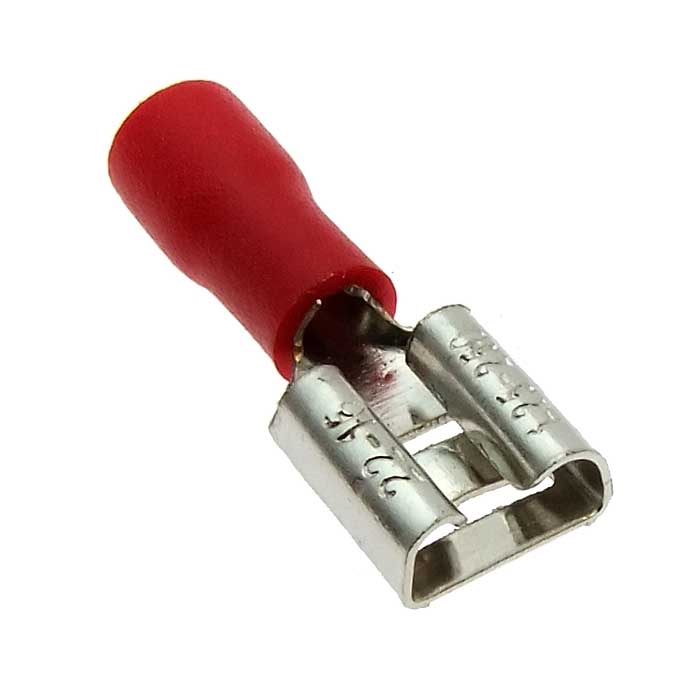 Клемма ножевая изолированная FDD1.25-250 red