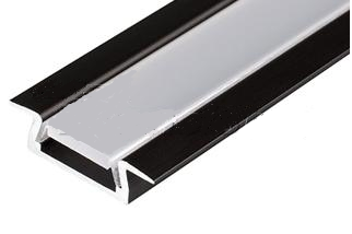 Алюминиевый Профиль MIC-F-2000 ANOD Black