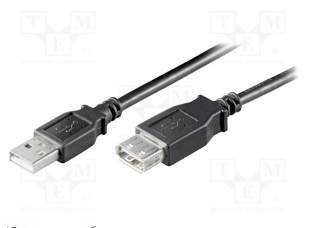 Шнур USB USB-EXT/0.3BK
