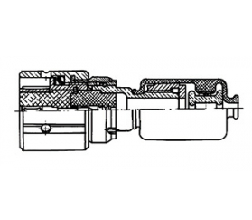 Разъем цилиндрический РБМ4-4-2Ш6В