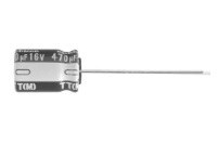 Конденсатор балластный 820uF 25V 10x25 / UPW1E821MPD