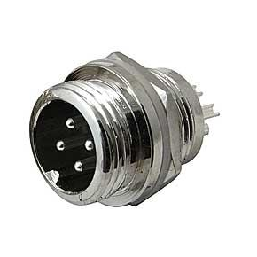 Разъём KLS15-YL1-12M-4pin / KLS15-225-M12-4-M1