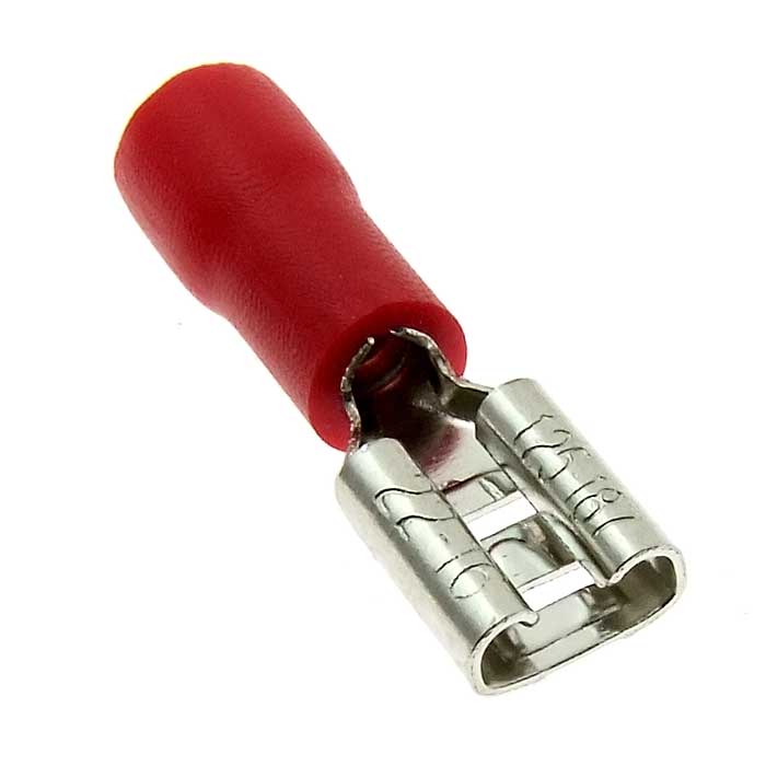 Клемма ножевая изолированная FDD1.25-187 red