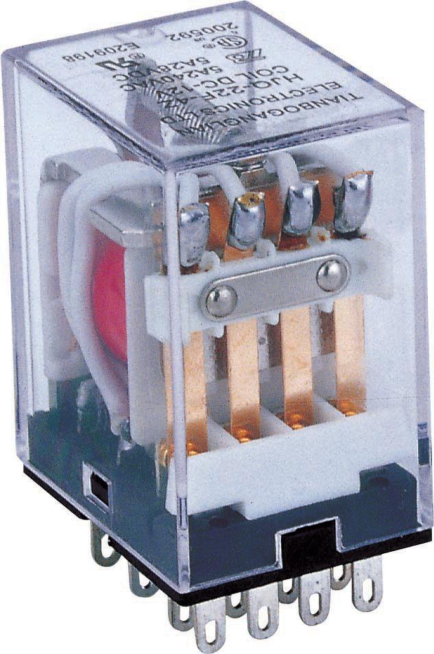 Реле HF18FF/012-4Z1 (HJQ-22F-12VDC-4Z) 5A-конт.4С реле Tianbo plug-in (арт. 027252)