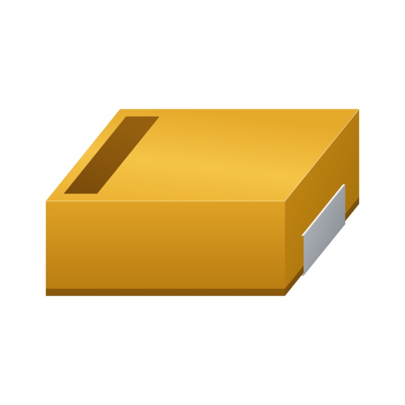 Конденсатор танталовый SMD D 330uF 10V 10% / CA45-D010K337T