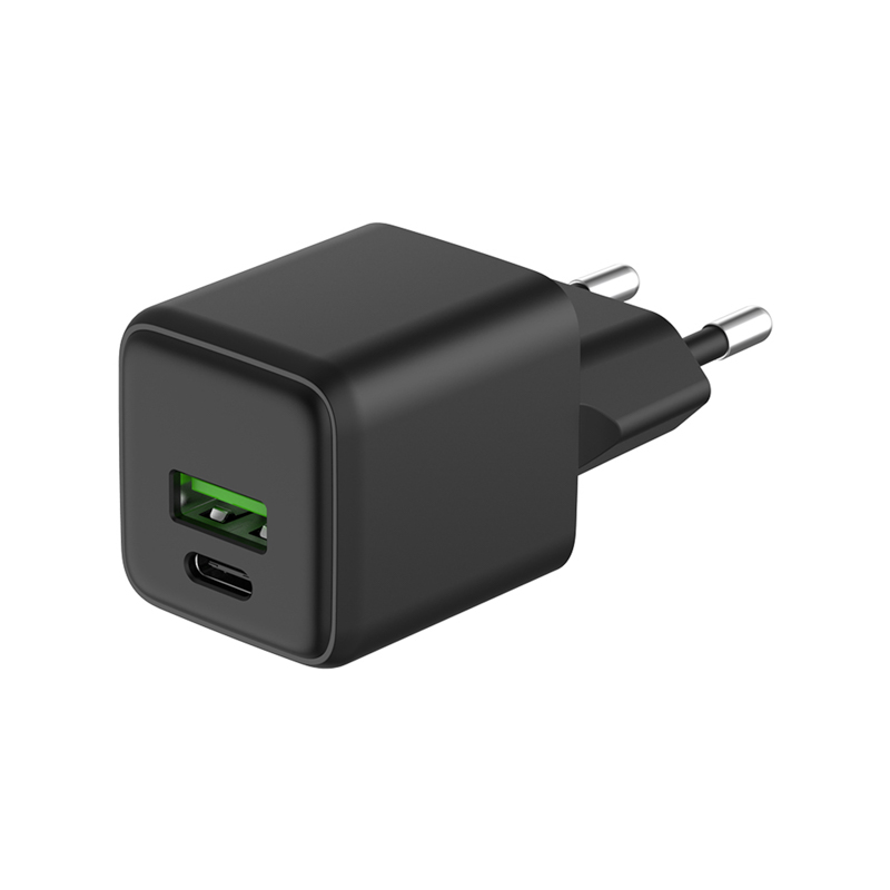 Сетевое зарядное устройство с двумя портами USB-A и Type-C, 25Вт GaN REXANT