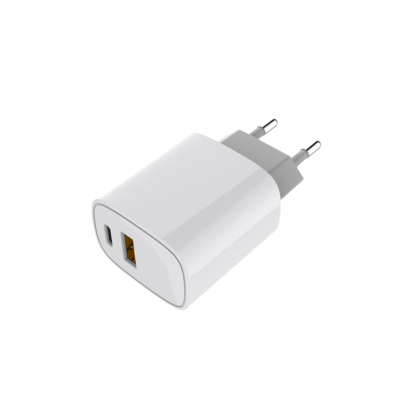 Сетевое зарядное устройство с двумя портами USB-A + USB-C, 20Вт REXANT